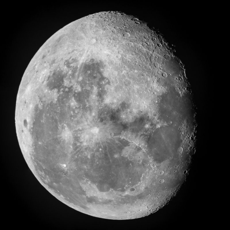 Waning Gibbous Moon Large Jeff Smallwood Photography